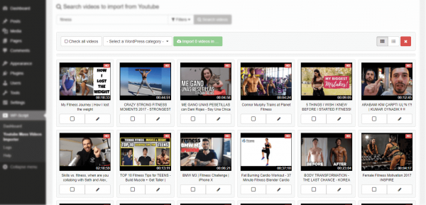 WPS YouTube Importer llena tu web con vídeos de youtube