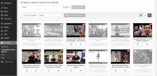 WPS YouTube Importer llena tu web con vídeos de youtube