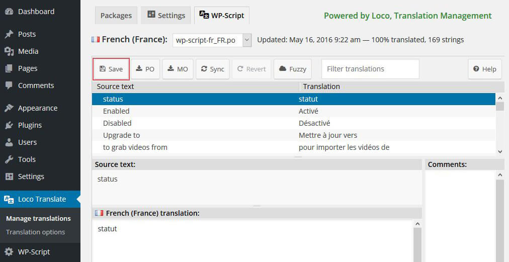 Translate words and expressions
