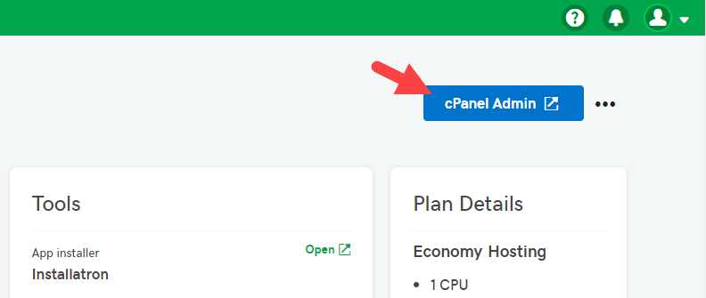 Login to your cPanel